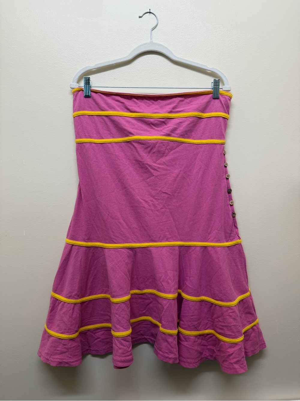 Free People "Ravine" Cotton Jersey Mini Dress